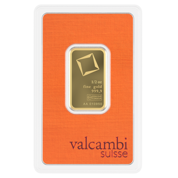 1/2 OZ GOLD BAR VALCAMBI
