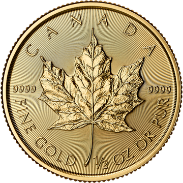 2026 1/2 oz Canadian Gold Maple Leaf Coin BU