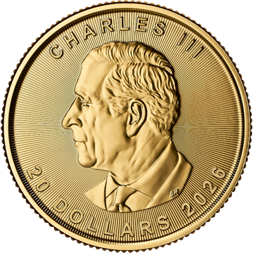 2026 1/2 oz Canadian Gold Maple Leaf Coin BU