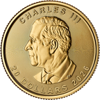 2026 1/2 oz Canadian Gold Maple Leaf Coin BU
