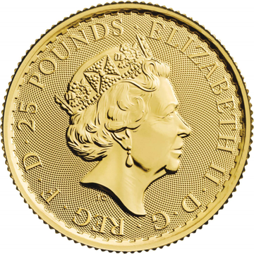 2021 1/4 OZ GREAT BRITAIN GOLD BRITANNIA