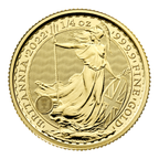 2022 Great Britain 1/4 oz Gold Britannia BU