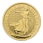 2025 Great Britain 1/4 oz Gold Britannia BU