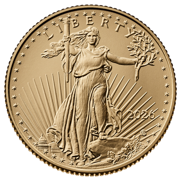 2026 1/4 oz American Gold Eagle Gold Coin Brilliant Uncirculated