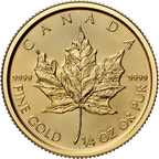 2026 1/4 oz Canadian Gold Maple Leaf Coin BU