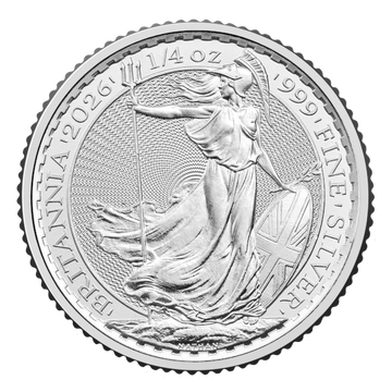 2026 1/4 OZ GREAT BRITAIN SILVER BRITANNIA
