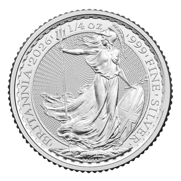 2026 1/4 OZ GREAT BRITAIN SILVER BRITANNIA