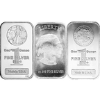 1 oz Silver Bar (Random Mint)