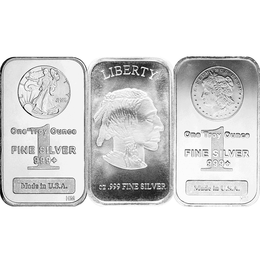 1 oz Silver Bar (Random Mint)