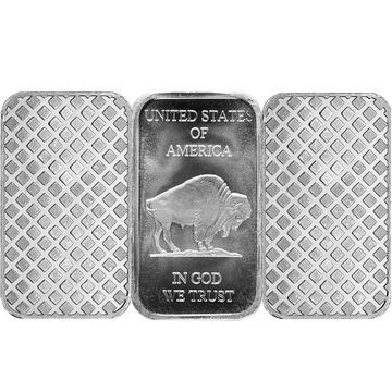 1 oz Silver Random Bar .9995