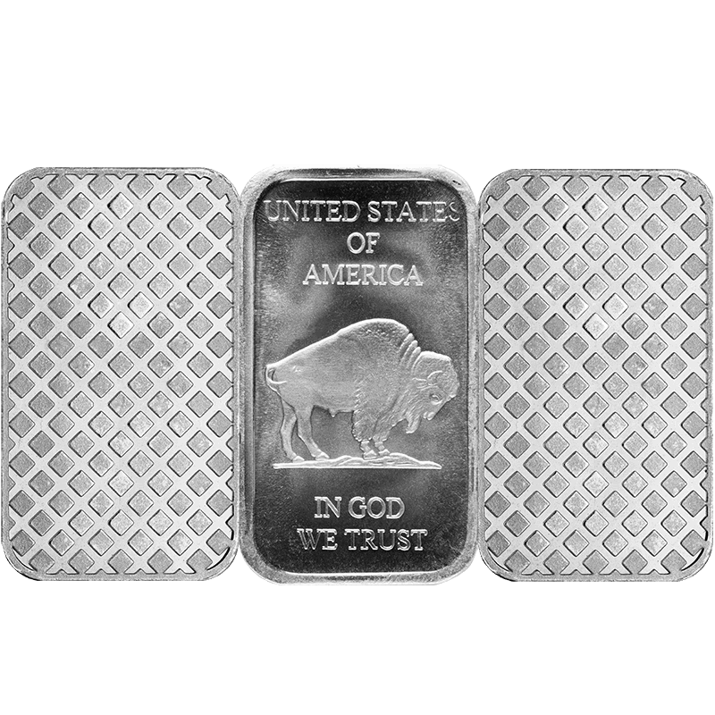 1 oz Silver Random Bar .9995