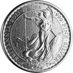 1 OZ GREAT BRITAIN SILVER BRITANNIA