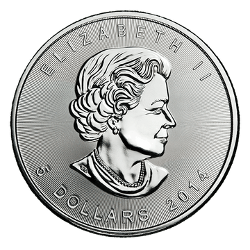 1 oz Canadian Silver Maple Leaf BU (Random Date)