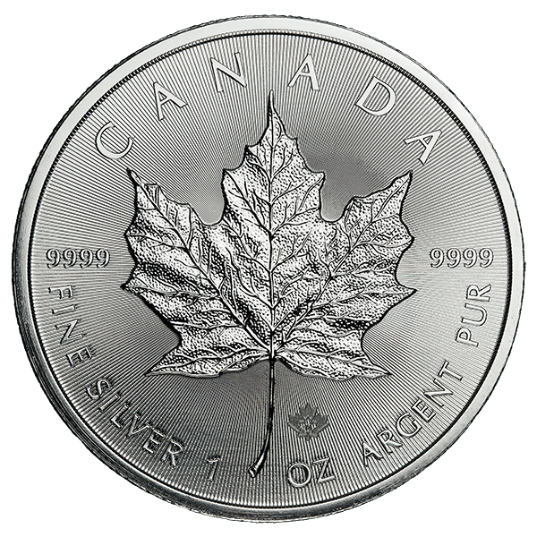 1 oz Canadian Silver Maple Leaf BU (Random Date)
