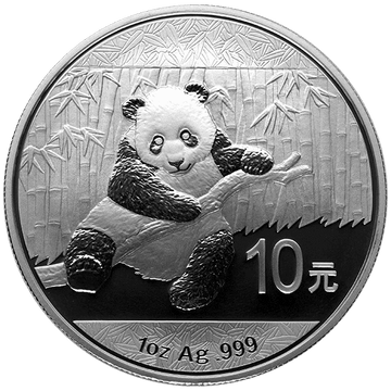 1 OZ CHINESE SILVER PANDA