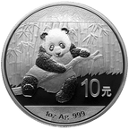 1 OZ CHINESE SILVER PANDA
