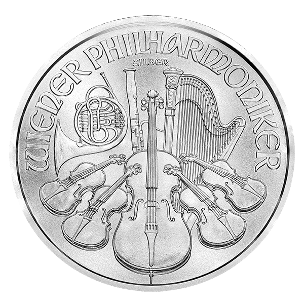 1 oz Austrian Silver Philharmonic (Random Year)