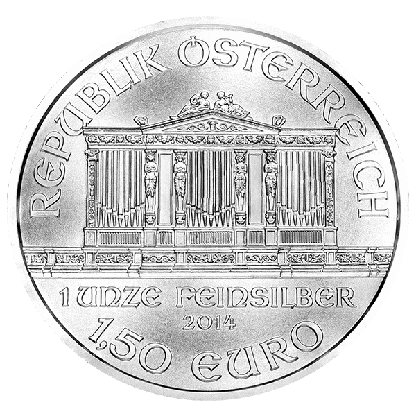 1 oz Austrian Silver Philharmonic (Random Year)