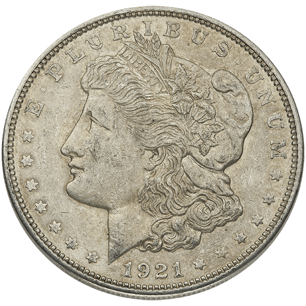 AMERICAN SILVER DOLLAR 1921 MORGAN VG