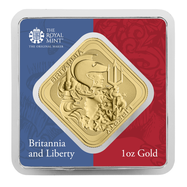 1 oz Britannia and Liberty Gold Bar