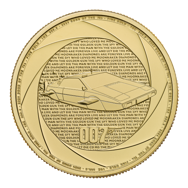 2024 1 OZ GOLD JAMES BOND WET NELLIE