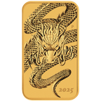 2025 1 oz Gold Perth Mint Dragon Rectangular Coin
