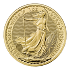 2024 1 oz British Gold Britannia Coin BU King George Obverse