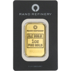 1 OZ GOLD BAR RAND REFINERY
