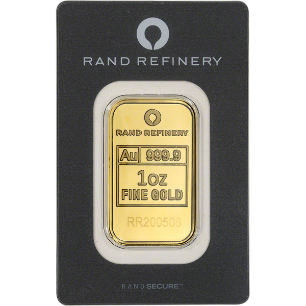 1 OZ GOLD BAR RAND REFINERY