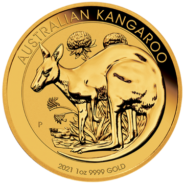 2021 1 oz Australian Gold Kangaroo Coin