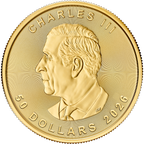 2026 1 oz Canadian Gold Maple Leaf Coin BU