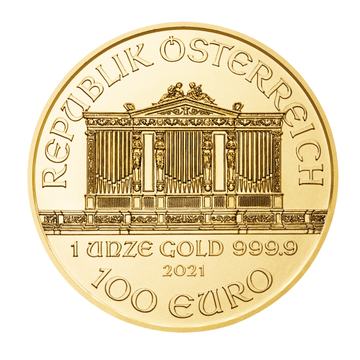 2021 1 oz Austrian Gold Philharmonic Coin