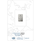 1 GRAM PLATINUM BAR PAMP FORTUNA
