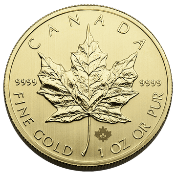 1 oz Canadian Gold Maple Leaf .9999 Fine (Random Year)