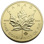 1 oz Canadian Gold Maple Leaf .9999 Fine (Random Year)