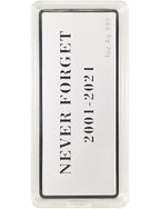1 Ounce World Trade Center 20 Year Memorial Silver Bar - 9/11 Memorial Design