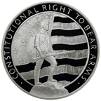 1 OZ SILVER ROUND SECOND AMENDMENT GOLDEN STATE MINT