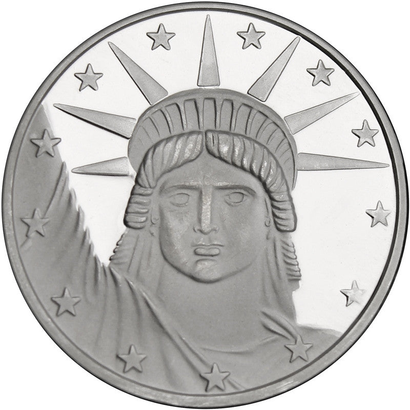 1 oz SilverTowne Lady Liberty Silver Round