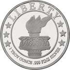1 oz SilverTowne Lady Liberty Silver Round
