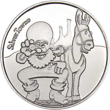 1 oz SilverTowne Prospector Silver Round