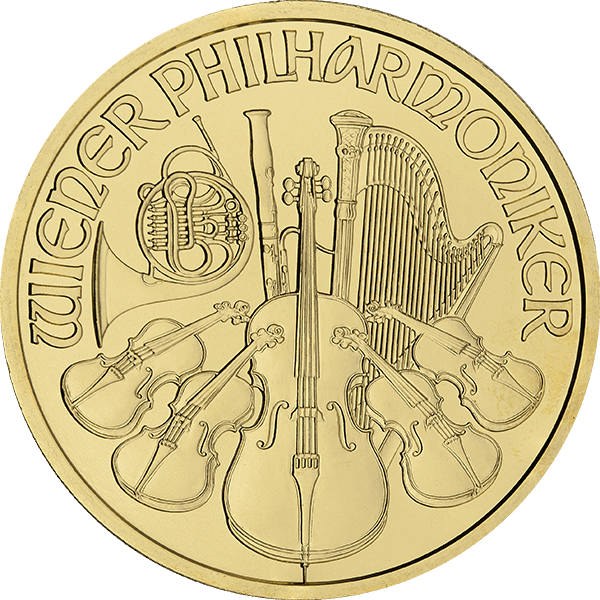 1 oz Austrian Gold Philharmonic Coin (Random Year)