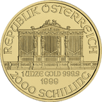 1 oz Austrian Gold Philharmonic Coin (Random Year)