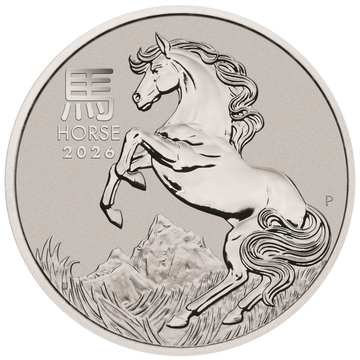 2026 1 OZ PERTH MINT PLATINUM HORSE (LUNAR SERIES)