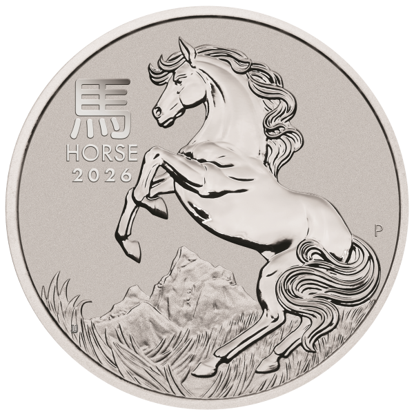 2026 1 OZ PERTH MINT PLATINUM HORSE (LUNAR SERIES)