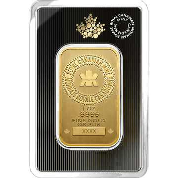 1 Oz Royal Canadian Mint Gold Bar In Assay