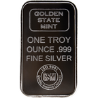 1 OZ SILVER BAR GOLDEN STATE MINT
