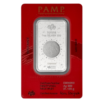 1 OZ SILVER BAR PAMP LUNAR HORSE 2026