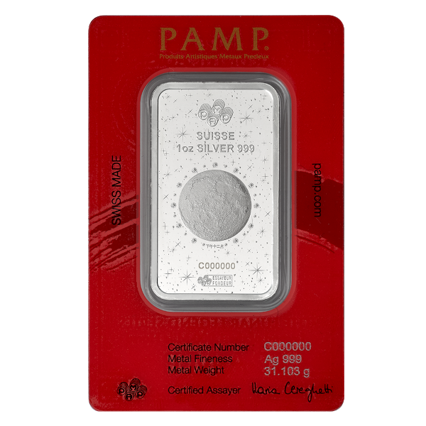 1 OZ SILVER BAR PAMP LUNAR HORSE 2026