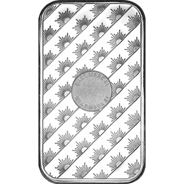 1 OZ SILVER BAR SUNSHINE