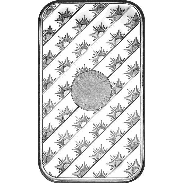 1 OZ SILVER BAR SUNSHINE